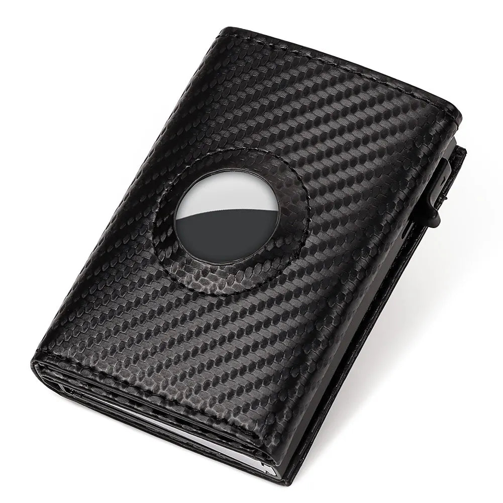 Carbon Fiber Wallet for Airtag Tracking
