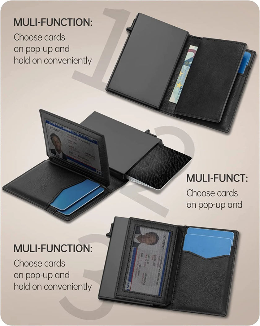 RFID Pop Up Metal Credit Card Holde