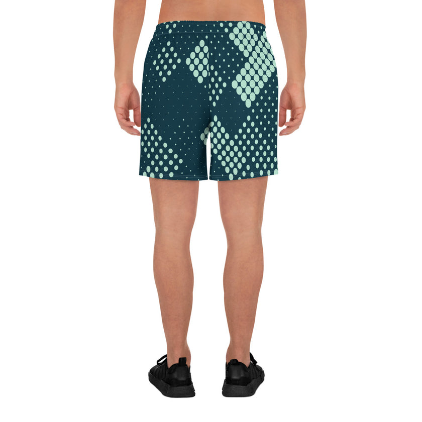 Abstract Men's Recycled Athletic Shorts