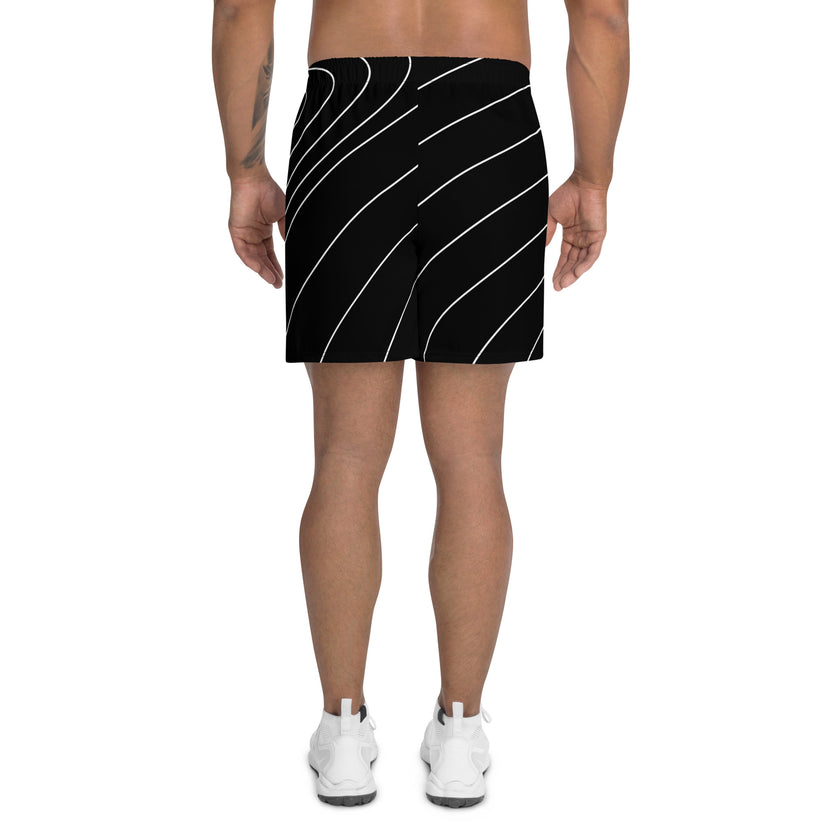 Abstract Men's Recycled Athletic Shorts