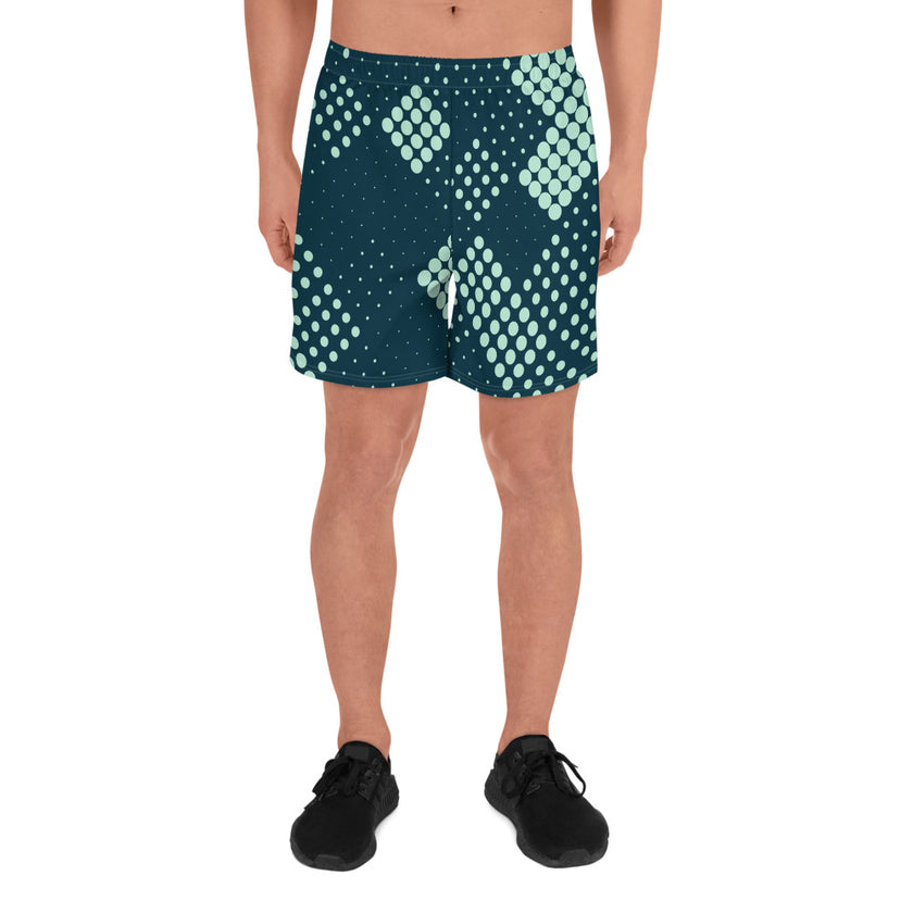 Abstract Men's Recycled Athletic Shorts