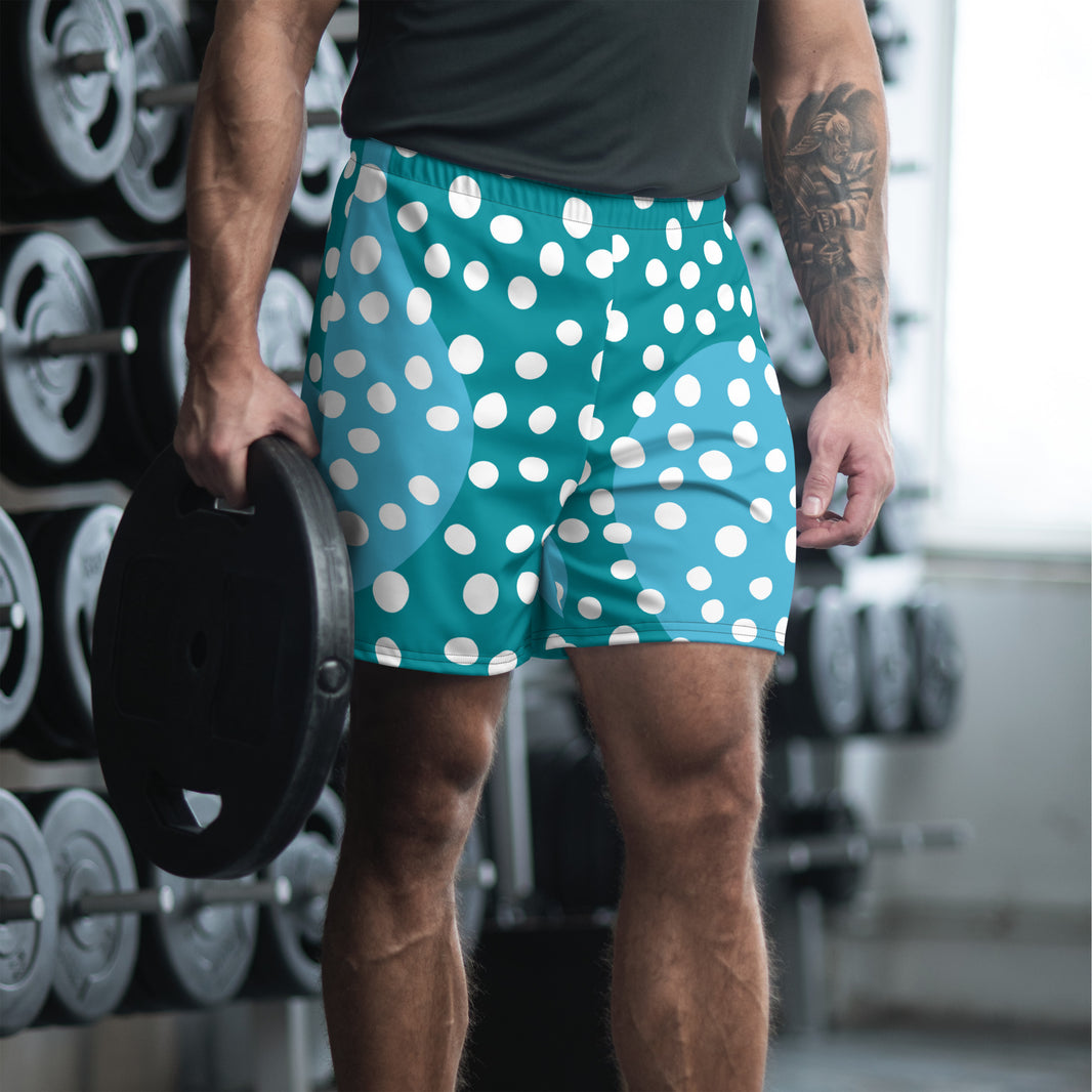 Abstract Men's Recycled Athletic Shorts