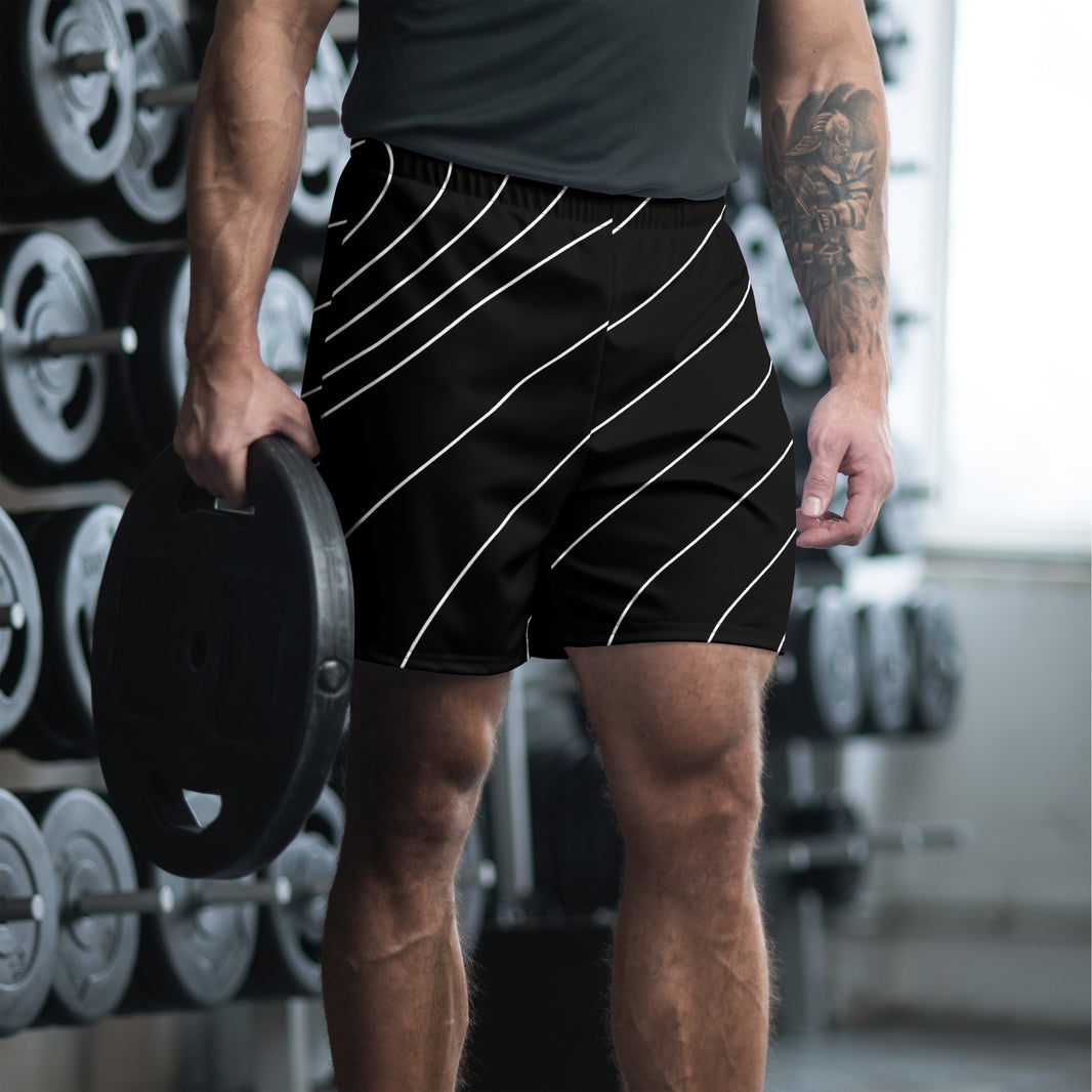 Abstract Men's Recycled Athletic Shorts