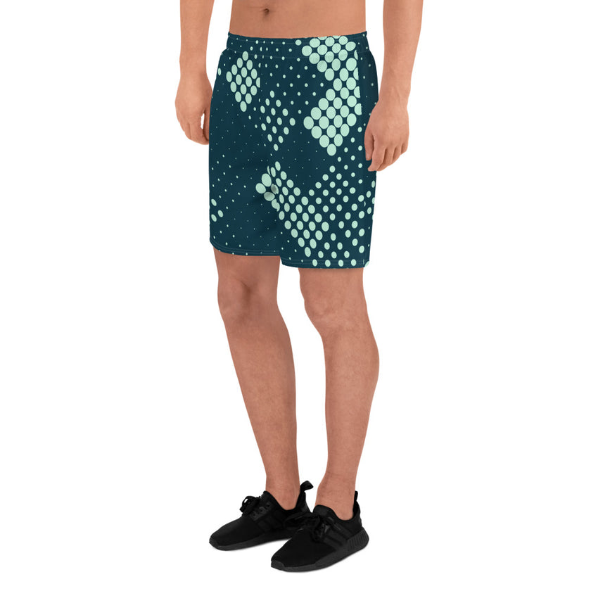 Abstract Men's Recycled Athletic Shorts