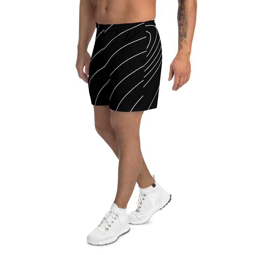 Abstract Men's Recycled Athletic Shorts