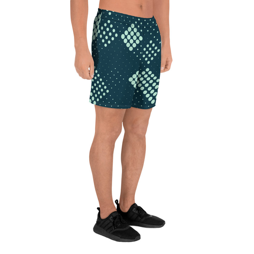 Abstract Men's Recycled Athletic Shorts