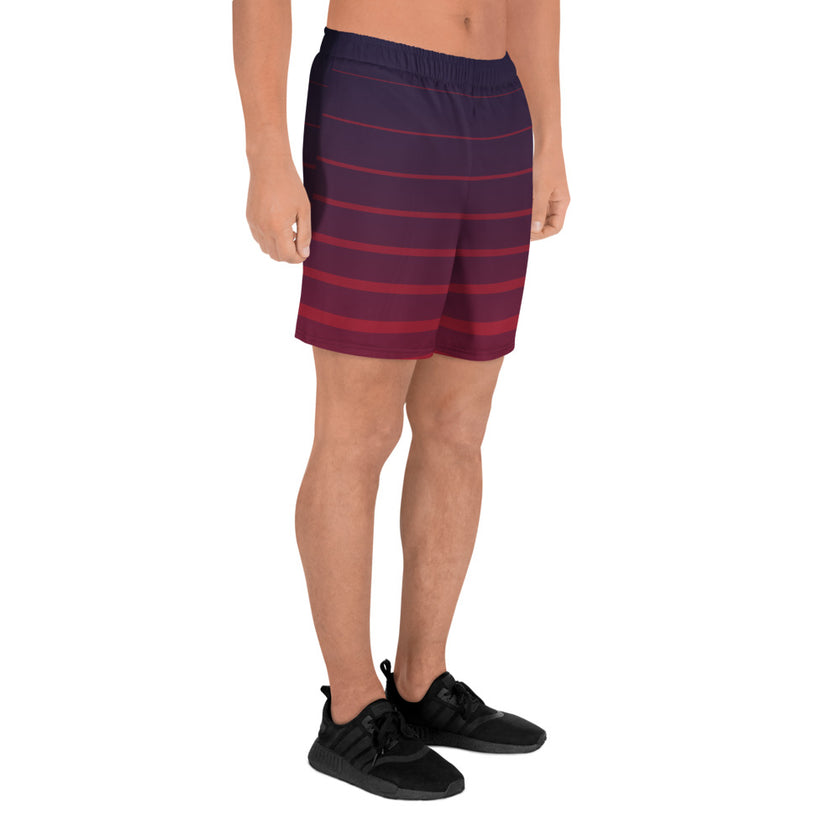 Stripes Men's Recycled Athletic Shorts