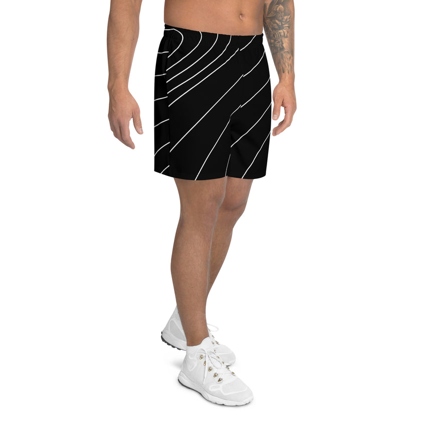 Abstract Men's Recycled Athletic Shorts