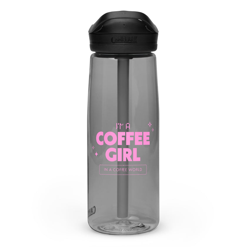 Coffee Girl Sports water bottle