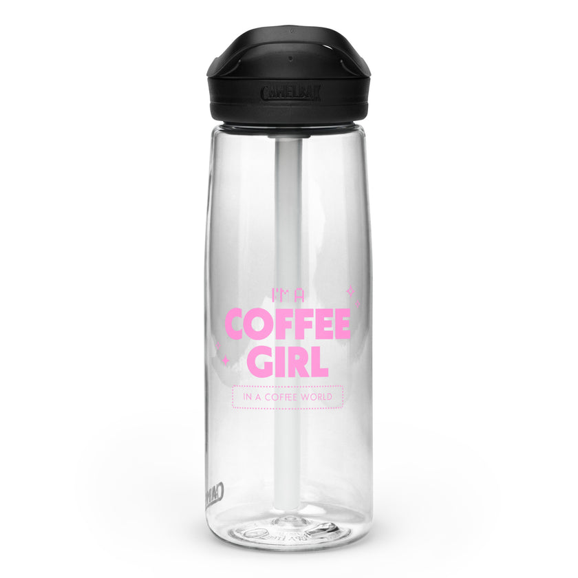 Coffee Girl Sports water bottle