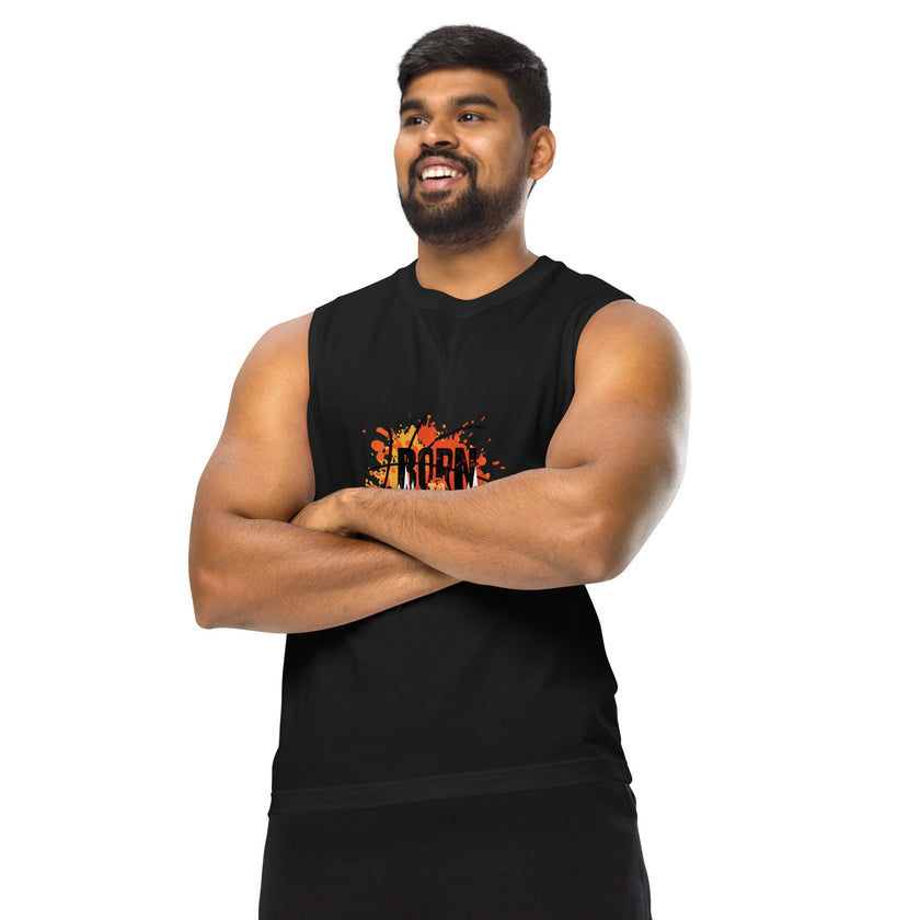 Born To Play Muscle Tank Top