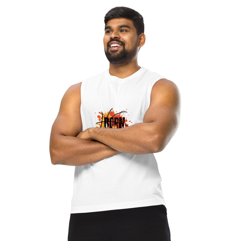 Born To Play Muscle Tank Top